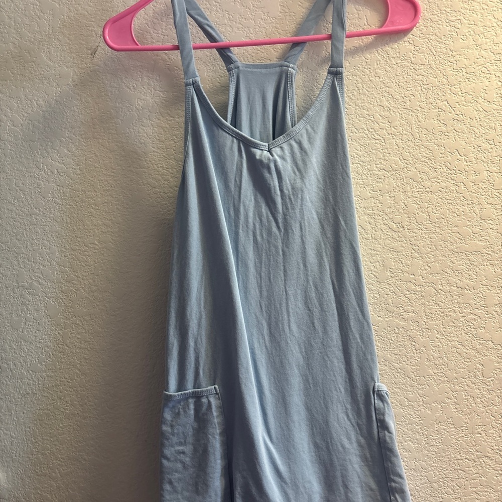 Light Blue Women's dress with built in shorts